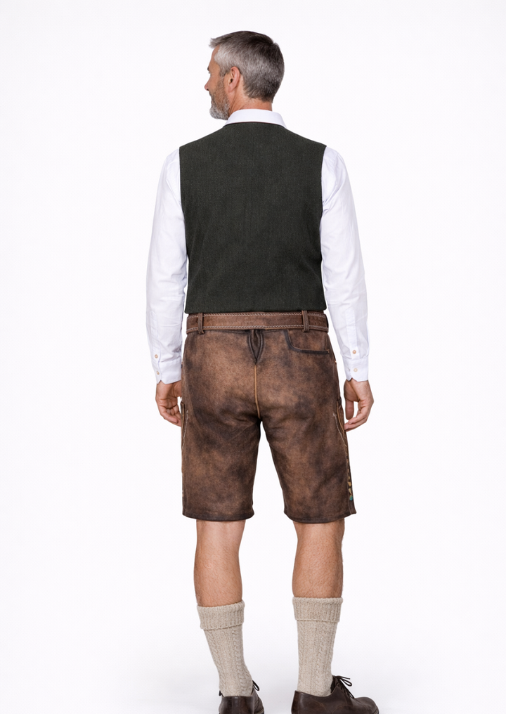 Stylish lederhosen shorts for men for German cultural outfits