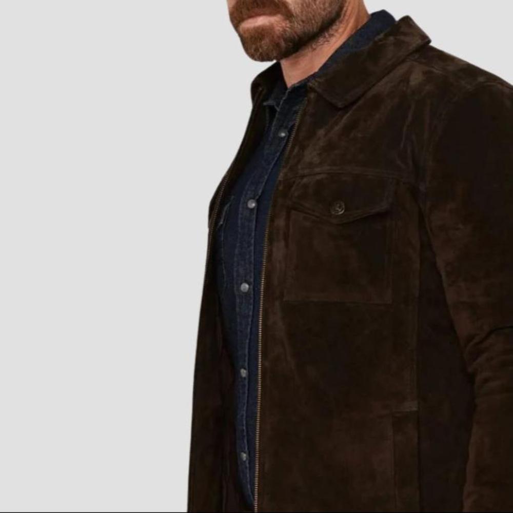 Add sophistication to your western outfits with this premium men’s suede cowboy jacket, perfect for both casual and formal western occasions.