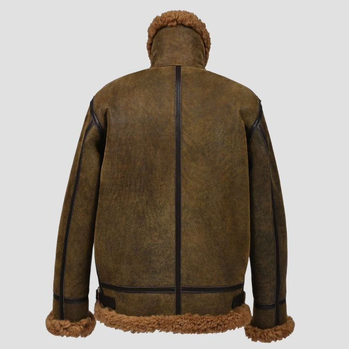 Upgrade your outerwear collection with this iconic B3 bomber jacket, designed with cozy shearling lining for all your winter adventures.