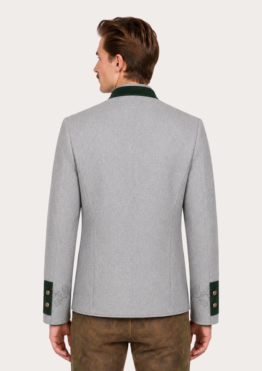 Authentic Miesbacher Joppe jacket inspired by Bavarian heritage fashion