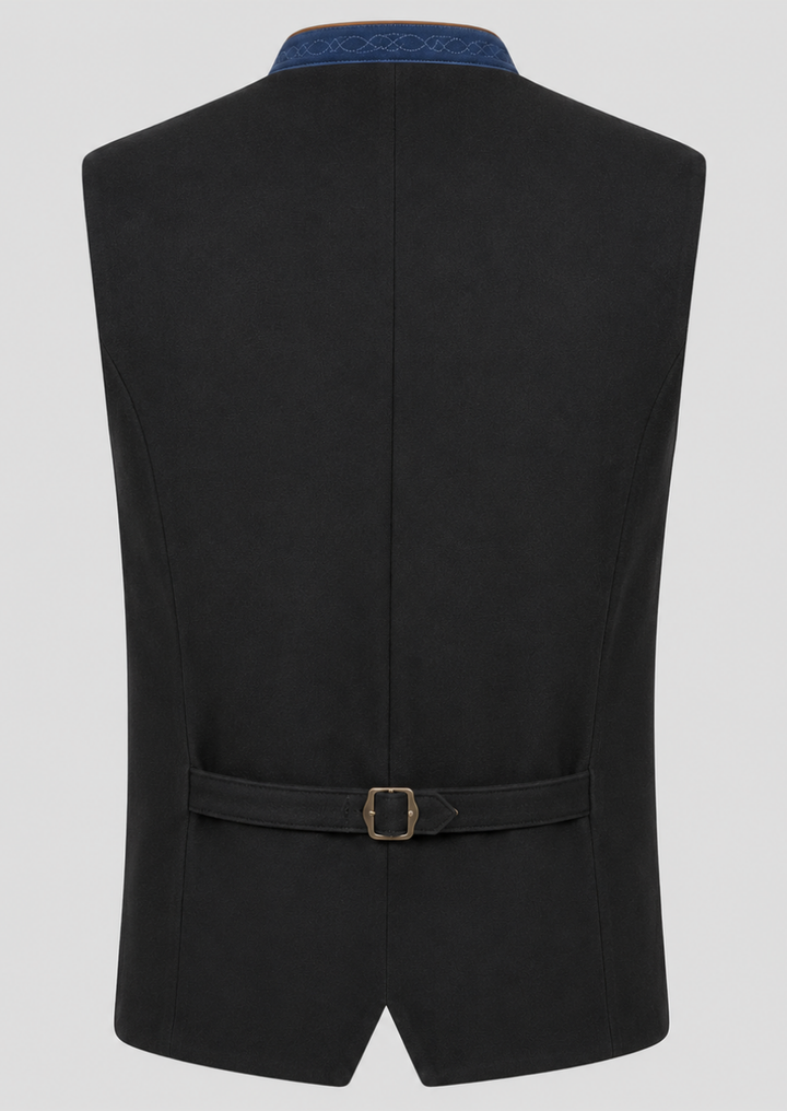 Authentic German Trachten Waistcoat with Tailored Fit for Oktoberfest