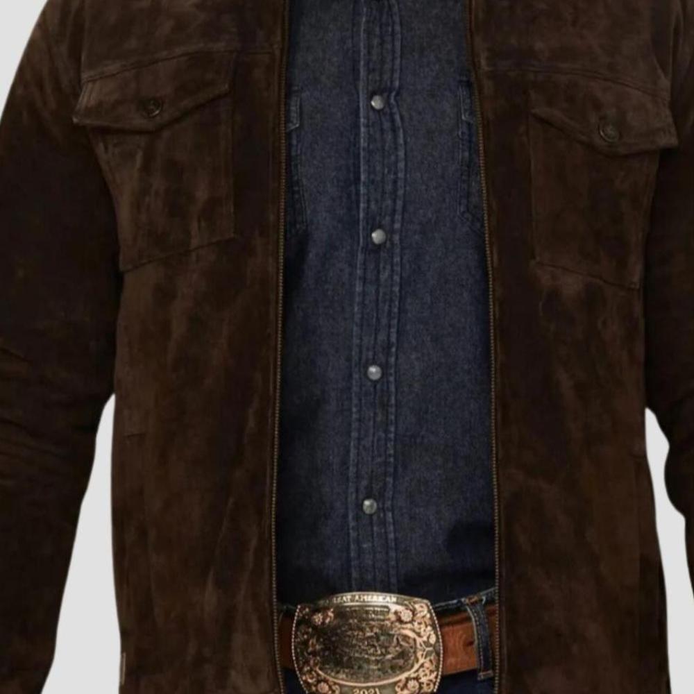 Elevate your western wardrobe with this premium suede cowboy jacket, designed for men who embrace modern, stylish western fashion.