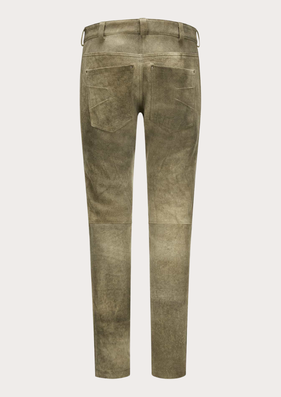 Men's premium suede biker pants crafted for motorcycle enthusiasts and casual wear