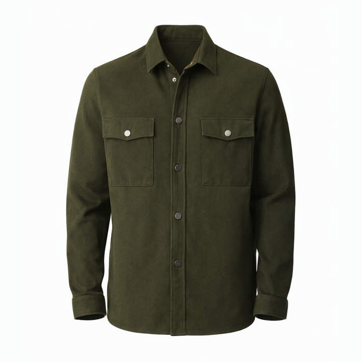 Men’s suede leather shirt stylish casual and streetwear outfit