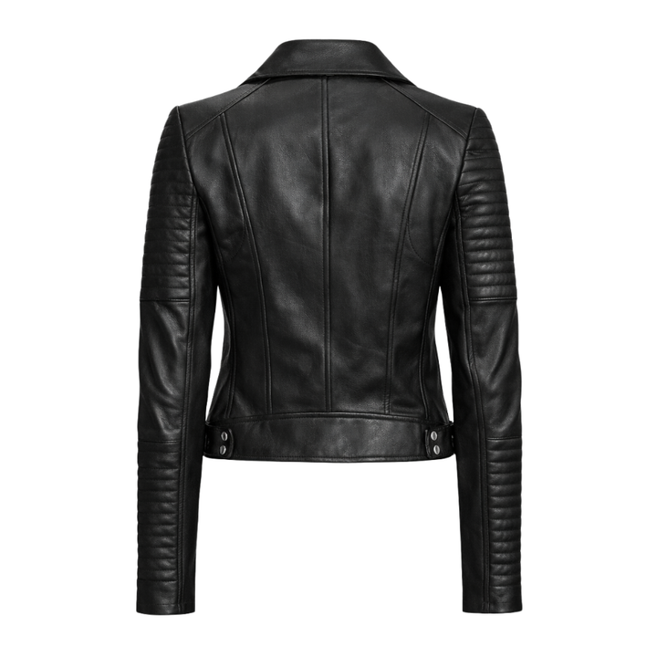 Stylish black studded leather jacket for modern outfits