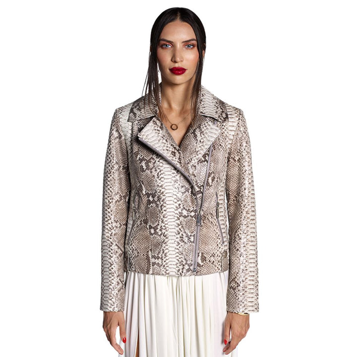 women python leather jacket