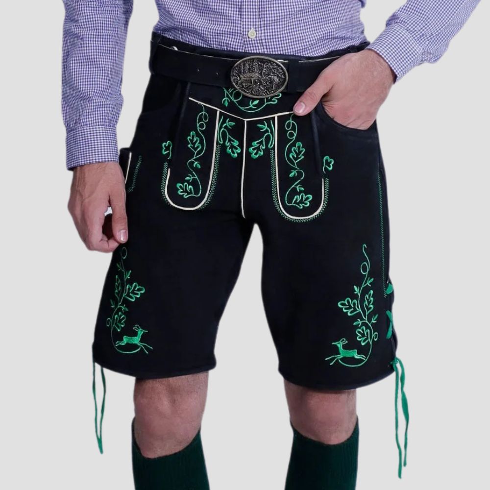 Celebrate your German heritage in style with these classic Lederhosen, ideal for folk festivals and traditional cultural events.