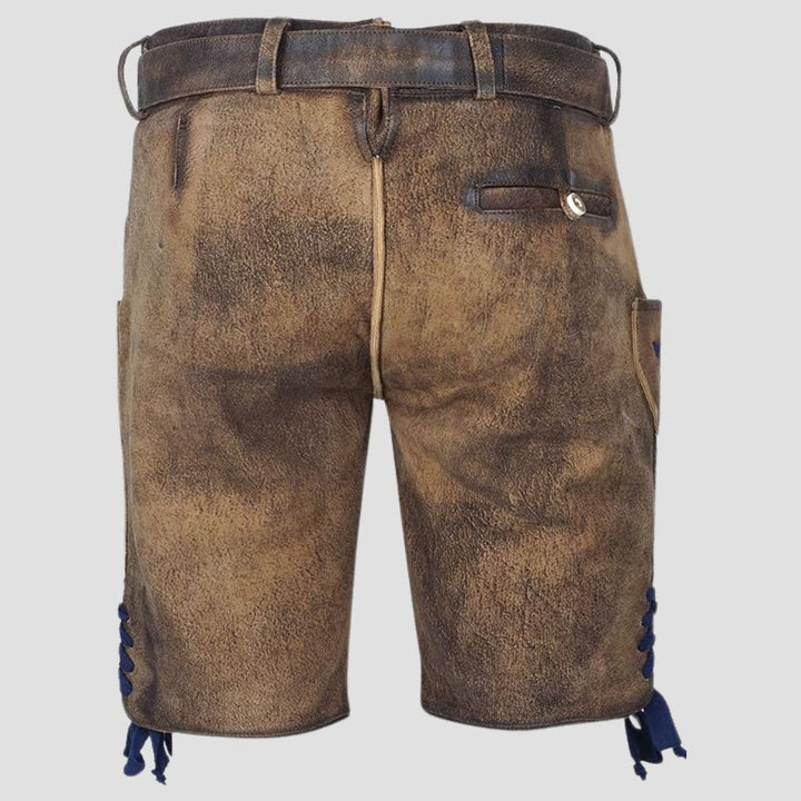 Add sophistication to your special occasion with these stylish suede Lederhosen, perfect for weddings, Oktoberfest, and cultural celebrations.