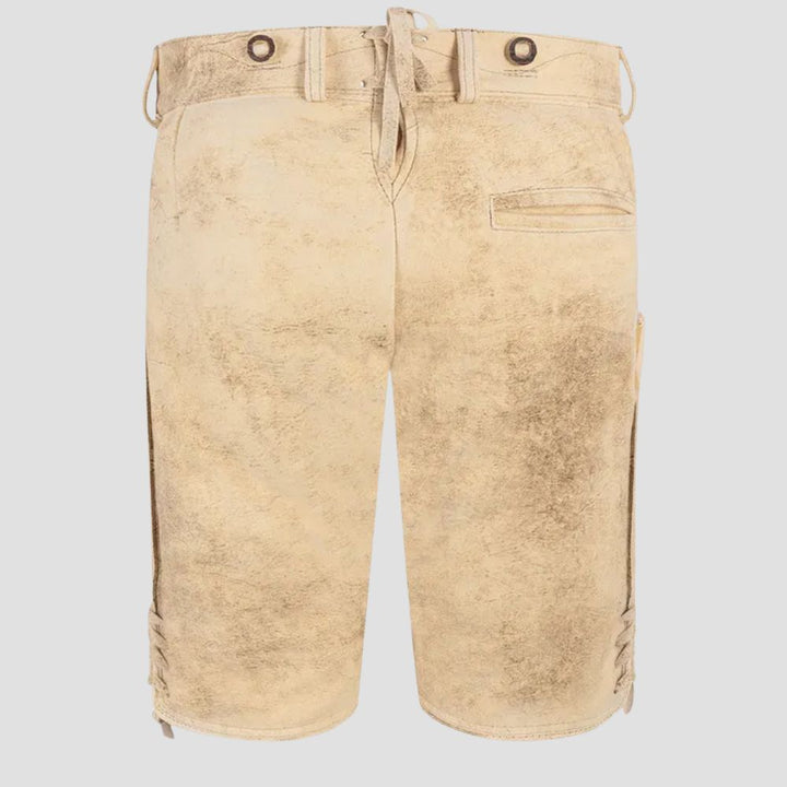 Celebrate Oktoberfest in style with these comfortable Lederhosen, complete with suspenders for a secure and classic fit.