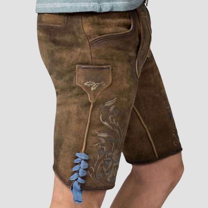 Bring tradition to life with these comfortable men’s Lederhosen, made for cultural events, festivals, and Oktoberfest celebrations.