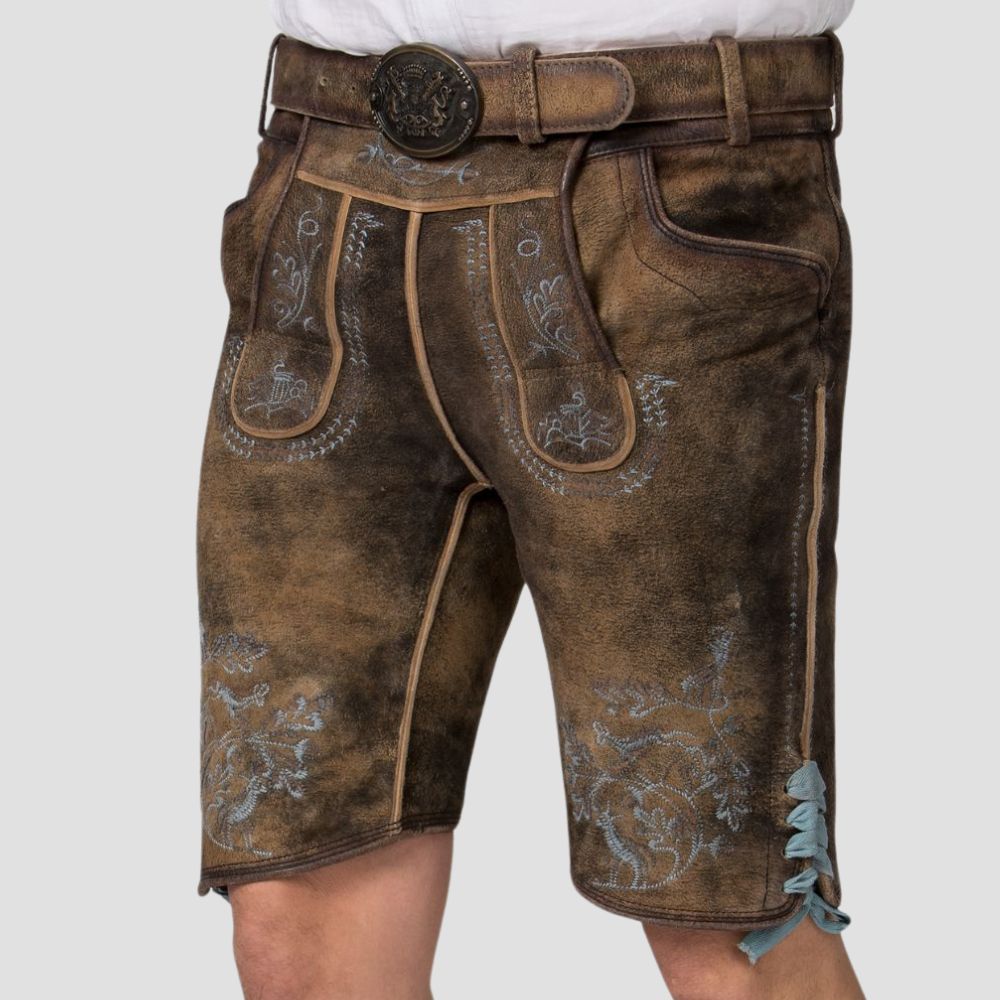 Crafted for cultural events, these men’s Bavarian Lederhosen combine comfort, style, and tradition for the ultimate Oktoberfest look.