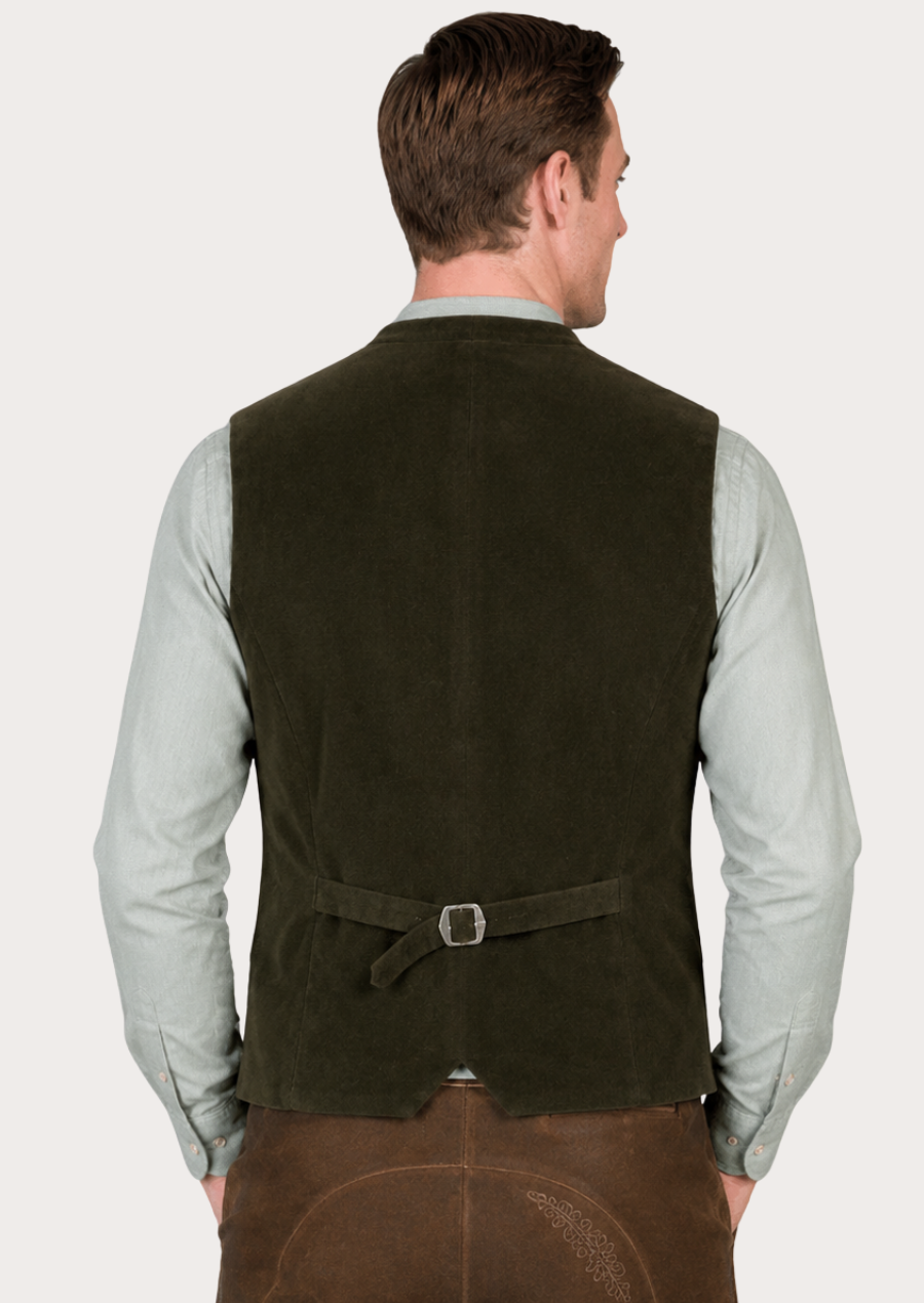 Classic German Trachten waistcoat for men with authentic detailing