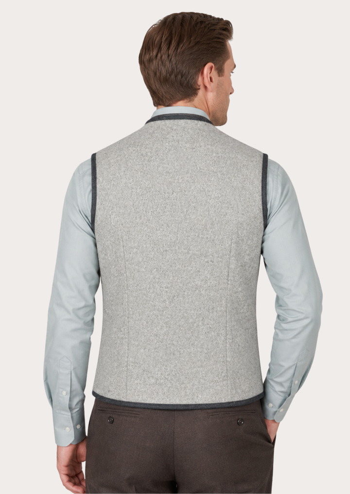 Classic Austrian Trachten waistcoat made from premium Loden wool