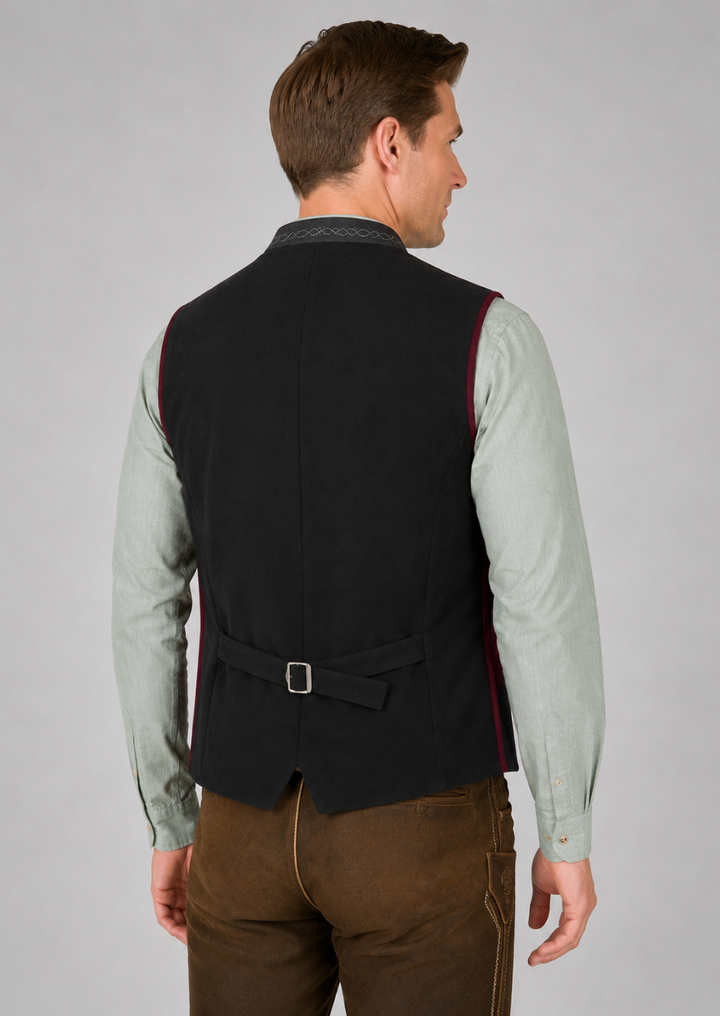 Authentic Oktoberfest Trachten Vest for Men in Bavarian Style