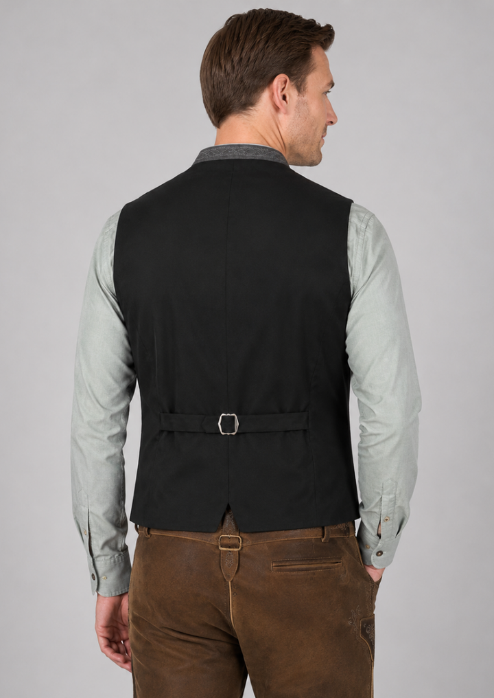 Elegant German Trachten Waistcoat with Traditional Heritage Styling