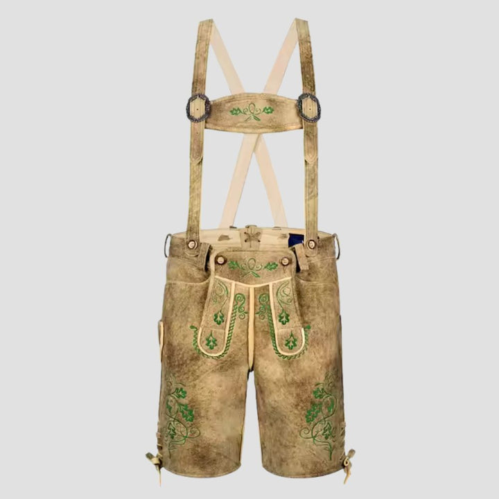 These top-quality Lederhosen are designed for men who value tradition and style during festive fall celebrations.