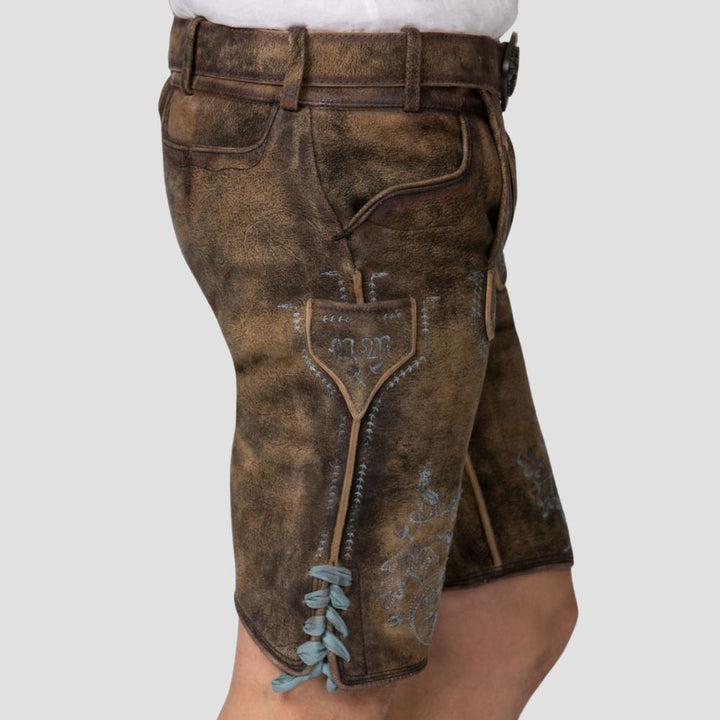 These traditional men’s Bavarian Lederhosen are designed to bring authenticity and style to your Oktoberfest and cultural celebrations.