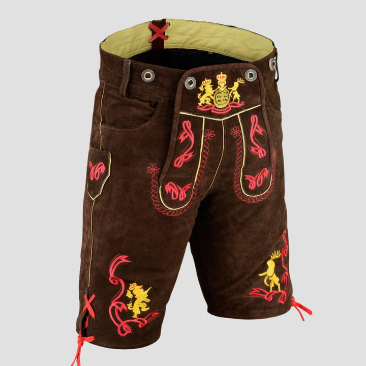 These traditional men’s Bavarian Lederhosen are designed to bring authenticity and style to your Oktoberfest and cultural celebrations.