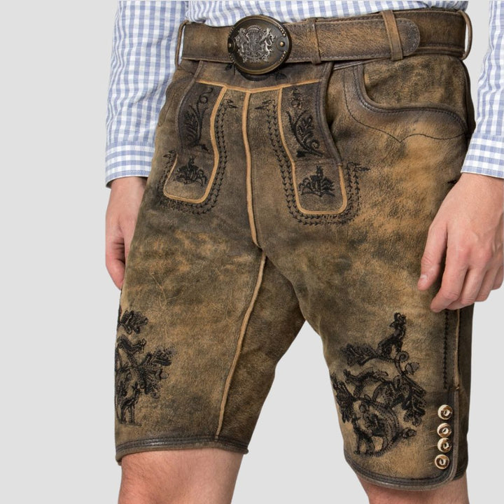Celebrate your favorite traditions in comfort with these stylish men’s Lederhose, perfect for Oktoberfest and other cultural occasions."
These titles and comments continue to emphasize the comfort and versatility of the Lederhose for Oktoberfest and cultural events.