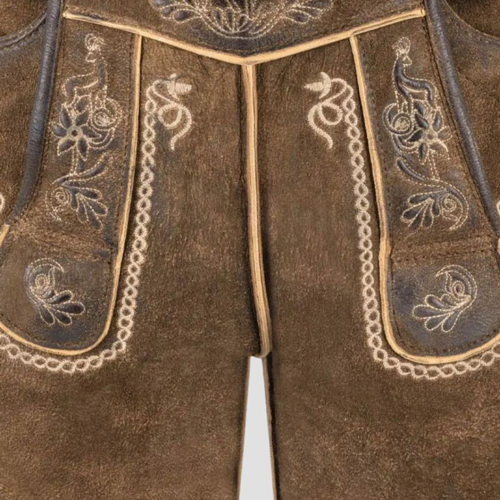 Enjoy the perfect blend of tradition and quality with these high-quality leather Lederhosen, designed for Oktoberfest and beyond.