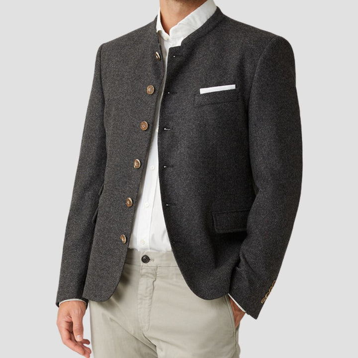 Stylish Men’s Casual Trachten Jacket for Oktoberfest