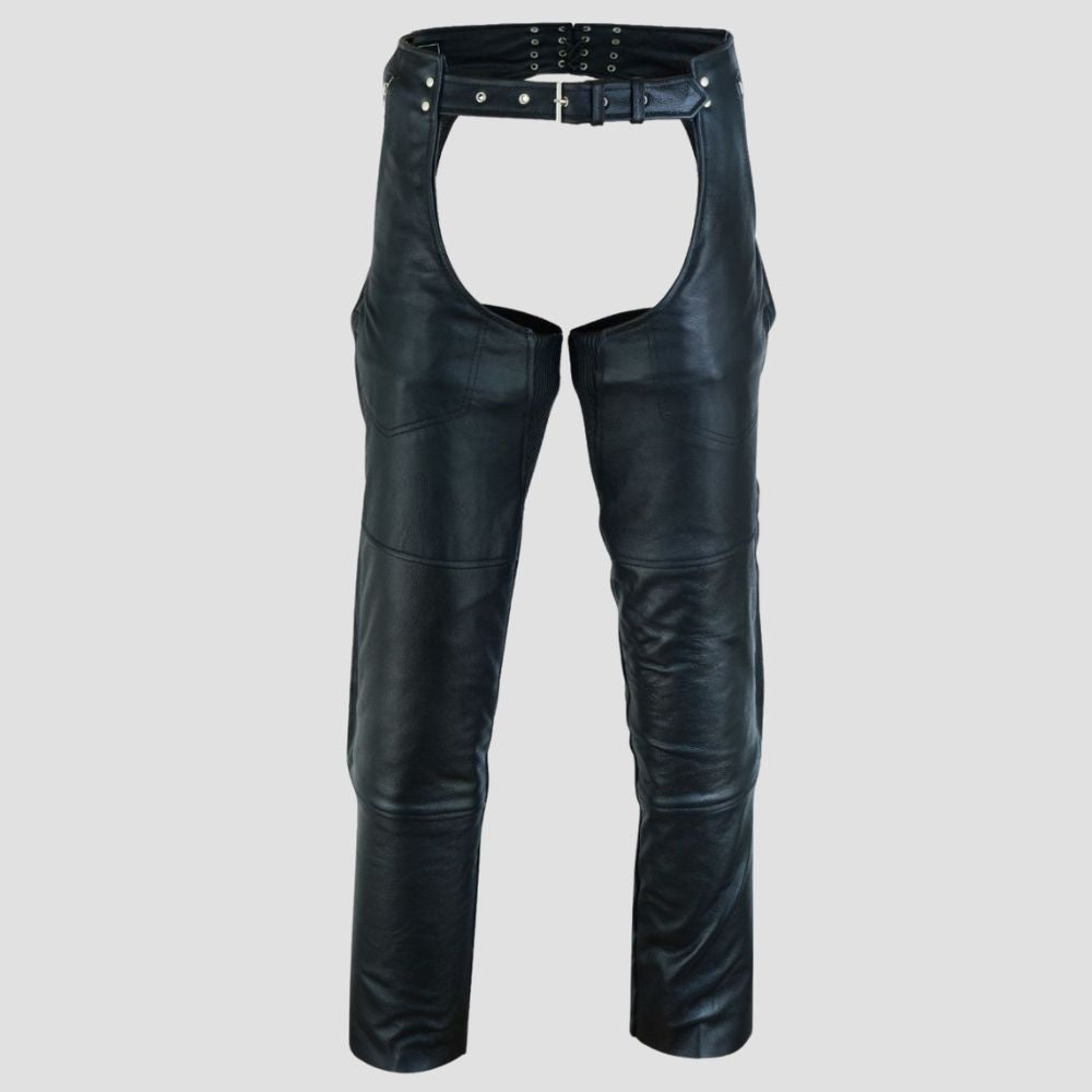 Make a bold fashion statement with these trendy assless chaps for women, designed to stand out with their edgy and unique style.