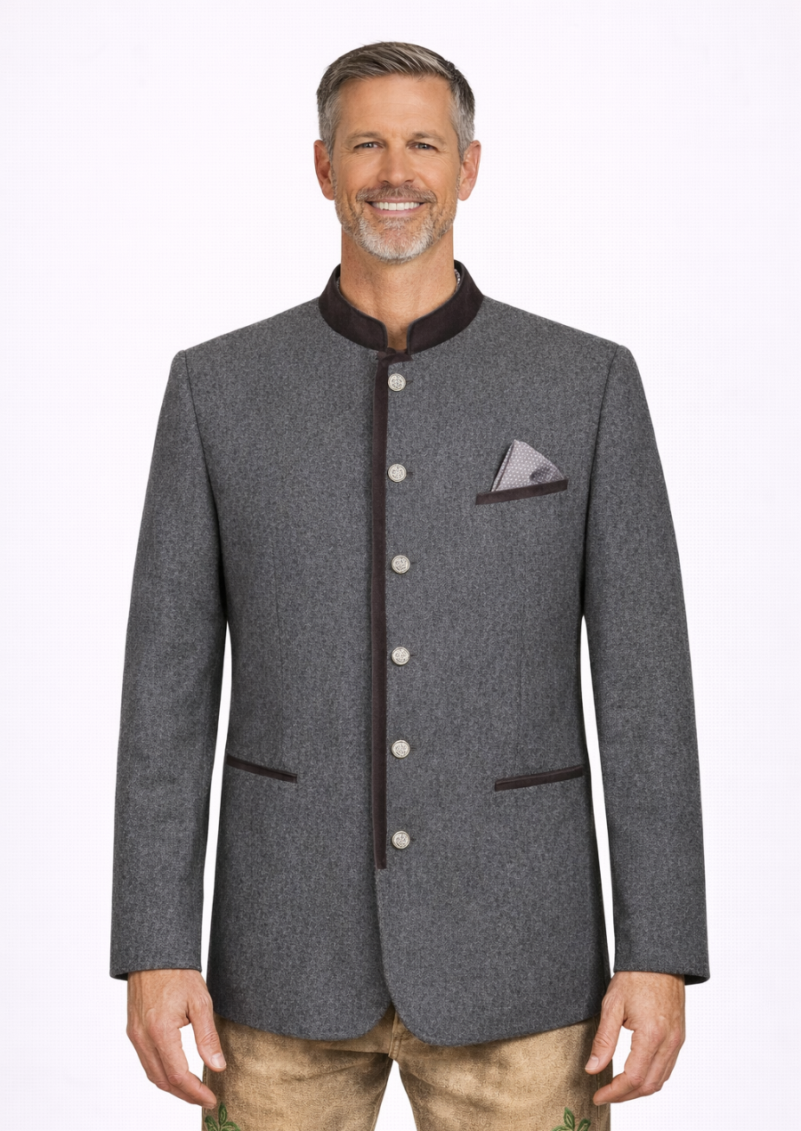 Tyrol jacket for men with traditional Alpine design