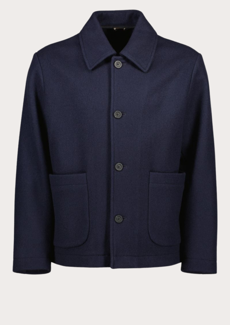 Tyroler blue Loden jacket for men crafted from premium Austrian wool