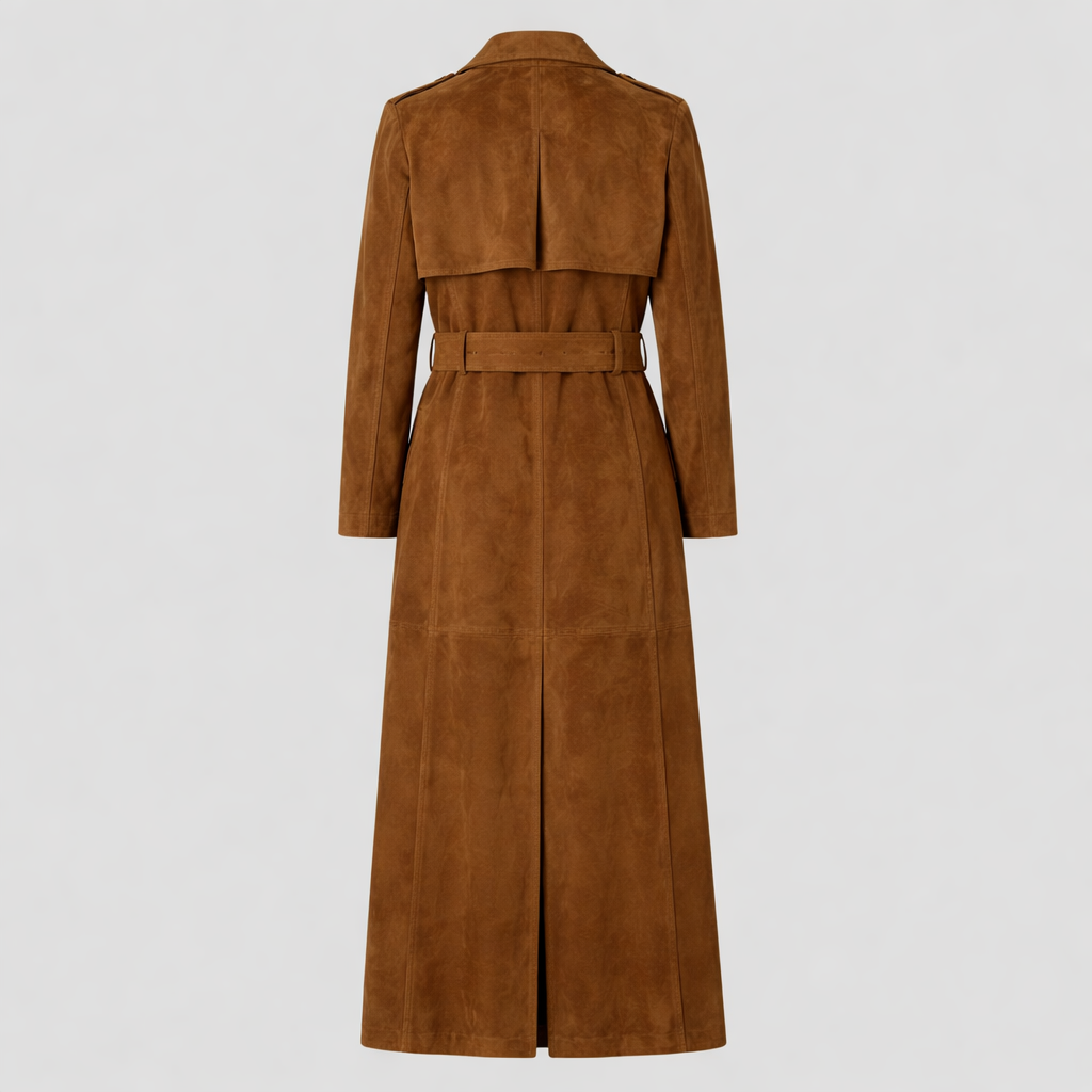 ladies suede coat
