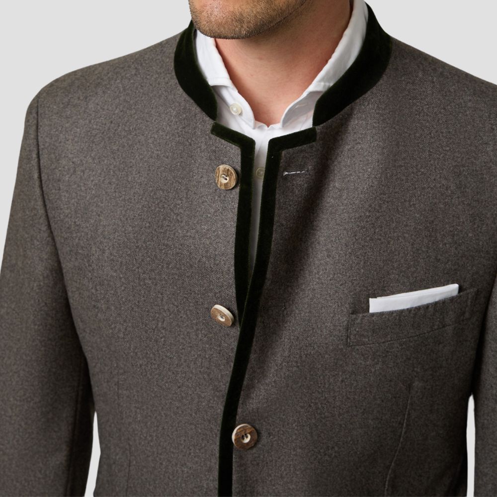 Authentic Men’s Casual Trachten Jacket for Cultural Wear